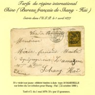 Càd MARSEILLE / Bches DU RHÔNE / N° 93 Sur Lettre Adressée à Un Marin Sur ''... - 1876-1878 Sage (Type I)