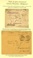 Lot De 2 Lettres En Franchise Militaire Adressées à Madagascar (Beforona Et Tananarive). - TB. - 1876-1878 Sage (Type I)