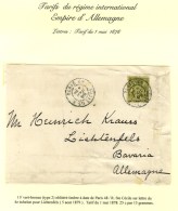 Càd PARIS 48 / R. Ste CECILE / N° 82 Sur Lettre 4 Ports Pour Lichtelfels. 1899. - TB. - 1876-1878 Sage (Type I)