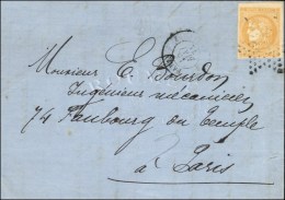 Etoile 17 / N° 43 Càd 3 PARIS 3 (60) 15 MAI 71 Sur Lettre Avec Texte Daté De Lille Le 12 Mai... - Oorlog 1870