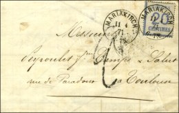 Càd MARIAKIRCH / Als. N° 6 Sur Lettre Pour Toulouse, Taxe Tampon 2. 1871. - TB / SUP. - Brieven En Documenten