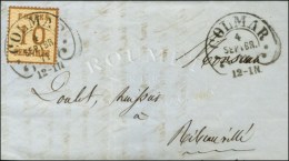 Càd Fer à Cheval COLMAR / Als. N° 5 Sur Lettre Pour Ribeauvillé. 1871. - SUP. - Brieven En Documenten