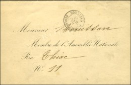 Càd BORDEAUX / ASSEMBLÉE NATle 27 FEVR. 71 Sur Lettre Avec Texte En Franchise Locale. - SUP. - R. - Guerra De 1870