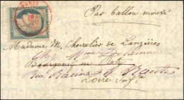Càd Rouge PARIS (SC) 9 DEC. 70 / N° 37 Sur Lettre Pour Bourgneuf En Retz,... - Guerre De 1870