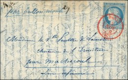 Càd Rouge PARIS (SC) 5 NOV. 70 / N° 37 (infime Pli) Sur Lettre Pour Machecoul (Loire Inférieure)... - Guerra Del 1870