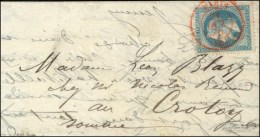 Càd Rouge PARIS SC 21 OCT. 70 / N° 29 Sur Lettre Pour Le Crotoy (Somme). Càd D'arrivée T... - Oorlog 1870