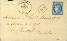 N° 45 Neuf, à Côté CONV. STAT. SAVENAY / N. LORt (42) + BM Sur Lettre Pour Ploermel. Au... - 1870 Uitgave Van Bordeaux