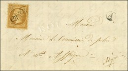 OR (3 Frappes) / N° 21 à Coté B. Rur A Sur Lettre Avec Texte Daté D'une Localité... - 1862 Napoléon III