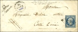 PC 3133 / N° 14, Cursive 42 / St Julien / De Vouvantes, Dateur A. 1855. - TB. - 1853-1860 Napoléon III