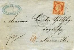 Etoile / N° 5 Càd PARIS (60) Sur Lettre Pour Bruxelles. 1853. - TB. - R. - 1849-1850 Ceres