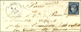 Grille / N° 4 Càd T 13 GIMONT (31) Sur Lettre Adressée à L'Assemblée Nationale... - 1849-1850 Cérès