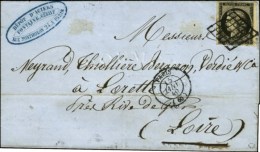Grille / N° 3 Càd PARIS (60) 15 JANV. 49. - TB. - 1849-1850 Ceres