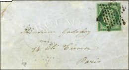 Etoile / N° 2 Sur Lettre De Paris Pour Paris. 1853. - TB. - R. - 1849-1850 Cérès