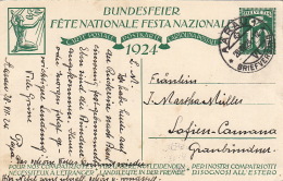 Carte Fete Nationale 1928 AARAU - Interi Postali