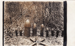 CP Photo Décembre 1915 BOIS DE MORTMARE (Mort-Mare à FLIREY Près Thiaucourt) - Une Série D'obus (A158, Ww1, Wk 1) - Non Classificati