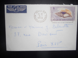 Nouvele Caledonie , Lettre De Noumea 1972 Pour Paris - Briefe U. Dokumente