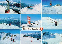 Kühboden-Eggishorn Ob Fiesch, Wallis - Luftseilbahn - Kühboden - Eggishorn - Blinnenhorn - Matterhorn - Kühboden... - Fiesch