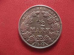 Allemagne - 1/2 Mark 1918 G 2273 - 1/2 Mark