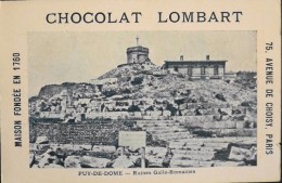 TRES BELLE CHROMO. CHOCOLAT LOMBART - PUY-de-DOME - Ruines Gallo-Romaines - En Parfait Etat - Lombart