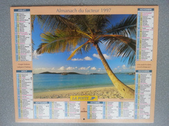 Vp-France-Calendrier 1997 Almanach Du Facteur - Kuda Bandos (Maldive) - Grossformat : ...-1900