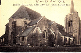 89. Yonne :  Chéroy . L ' Abside De L ' église . - Cheroy