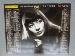 Vp-France-Calendrier 1999 Almanach Du Facteur - Juliette Gréco - Georges Brassens - Big : ...-1900