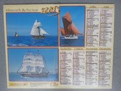 Vp-France-Calendrier 2001 Almanach Du Facteur - Voiliers - Big : ...-1900