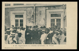 SÃO TOMÉ E PRÍNCIPE- Esperando S.A. á Saida Da Camara ( Ed.Maximiano Lopes Nº 24a)  Carte Postale - Sao Tome And Principe