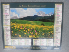 Vp-France-Calendrier 2003 Almanach Du Facteur - Chalet - Le Grand Bornand - Tamaño Grande : ...-1900