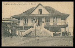 SÃO TOMÉ E PRÍNCIPE - Habitação Da Roça Grande ( Ed.Maximiano Lopes Nº 27a)  Carte Postale - Sao Tome Et Principe
