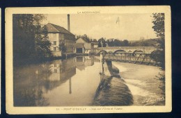 Cpa Du 14  Pont D' Ouilly -- Vue Sur L' Orne Et L' Usine    NCL13 - Pont D'Ouilly