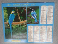 Vp-France-Calendrier 2007 Almanach Du Facteur - Oiseaux Exotiques - Tamaño Grande : ...-1900