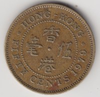 @Y@    Hong Kong   50  Cents  1979    (3739) - Hong Kong