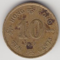 @Y@    Hong Kong   10  Cents  1982    (3742) - Hong Kong