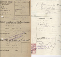 American Petroleum Company, Motocarline, Huileries à Vapeur A. Mottay & V. Pisart,1919-1921 20 Documents - Cars