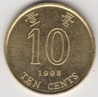 @Y@    Hong Kong   10  Cents  1998    (3753) - Hong Kong