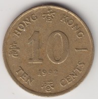 @Y@    Hong Kong   10  Cents  1992    (3759) - Hong Kong