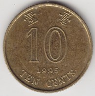 @Y@    Hong Kong   10  Cents  1995    (3760) - Hong Kong