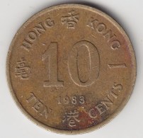 @Y@    Hong Kong   10  Cents  1983    (3764) - Hong Kong