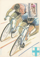 FRANCE  THEME SPORT CYCLISME  N° 1724  OBLITERATION  MARSEILLE - Cyclisme