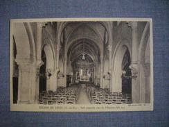 Eglise De DEUIL  -  95  -  Nef Centrale Vue De L'Entrée  -  Val D'Oise - Deuil La Barre