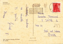 L0905 - Hungary (1973) Eger: The Compass Send An The Postal Code (postcard: Budapest) Tariff: 60 F (stamp: Buss) - Codice Postale