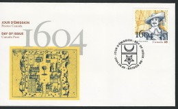 CANADA 2004 SCOTT 2044 JOINT ISSUE WITH FRANCE FDC VALUE US $ 2.25 - 2001-2010