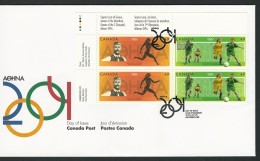 CANADA 2004 SCOTT 2049-50 PLATE BLOCK FDC VALUE US $ 4.50 - 2001-2010