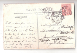 CPA 10 GARE DE TROYES RAILWAY STATION POSTMARK 1906 Environs De TROYES Déversoir De St-Julien Nr Dinant Achat Immédiat - Troyes