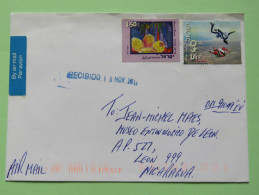 Israel 2011 Cover To Nicaragua - Desert Cactus - Parachute Jump - Storia Postale