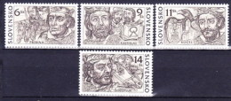 ** Slovaquie 2001 Mi 396-9 - Timbres De Bl.15, (MNH) - Unused Stamps