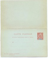 CIRC8- ETS. DE L'INDE EP CPRP NEUVE SANS DATE SUR LA DEMANDE ACEP N°4a - Unused Stamps