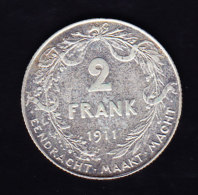 BELGIUM Cat Morin 285, UNCIRCULATED (B123) - 2 Francs