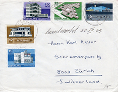 1969 Brief Van WOLVEGA Naar Zürich  Met Serie NVPH 920-924 - Brieven En Documenten